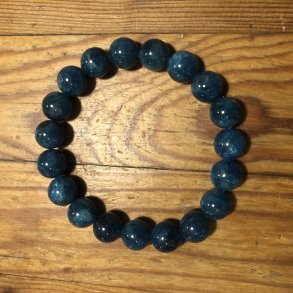 Apatit armbnd, bl 10mm, kugle