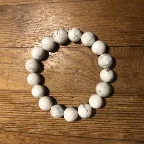 Magnesit armbnd 12mm, kugle (17)