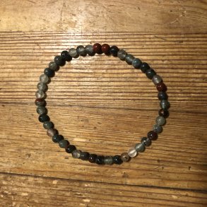 Blodagat A armbnd, 4mm, kugle