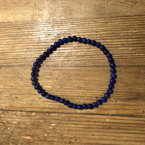 Lapis lazuli A armbnd 4mm, kugle