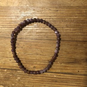 Lepidolit A armbnd 4mm, kugle