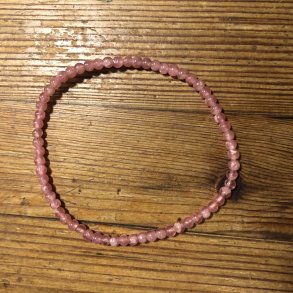 Rhodocrosit A armbnd 4mm, kugle