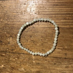 Serpentin (Kinajade) armbnd 4mm, kugle