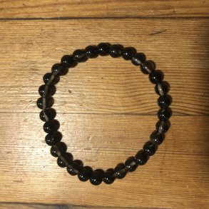 Rgkvarts armbnd 6mm, kugle