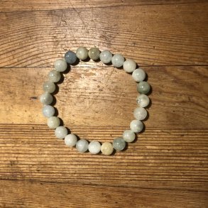 Akvamarin armbnd 8mm, kugle