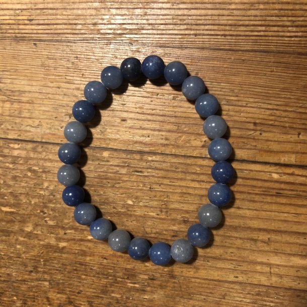 Blkvarts A armbnd 8mm, kugle