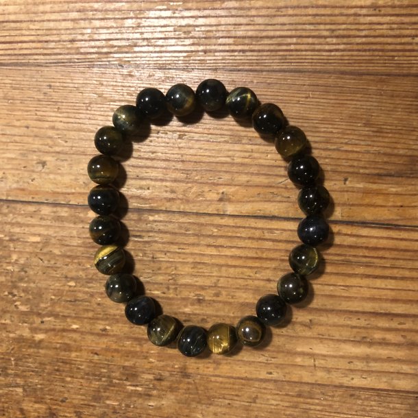 Tigerje - Falkeje A armbnd 8mm, kugle