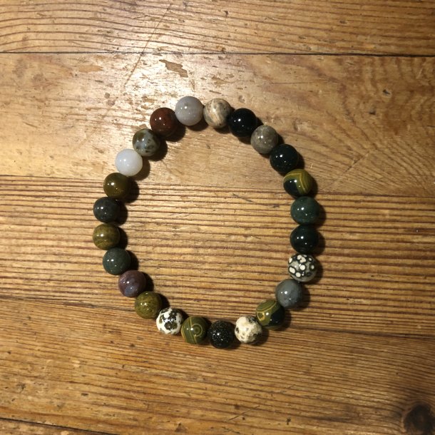 Oceanjaspis A armbnd 8mm, kugle