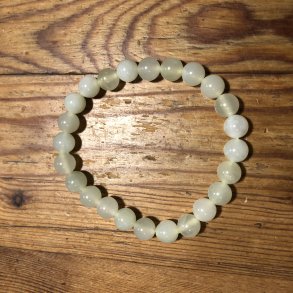 Serpentin (Kinajade) armbnd 8mm, kugle