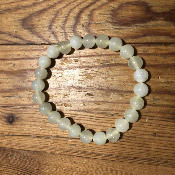 Serpentin (Kinajade) armbnd 8mm, kugle