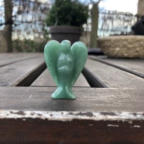 Engel i aventurin p 4 x 3 cm