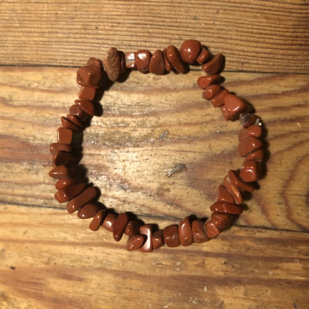 Jaspis, rd armbnd split