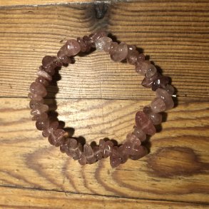 Jordbrkvarts, armbnd poleret split